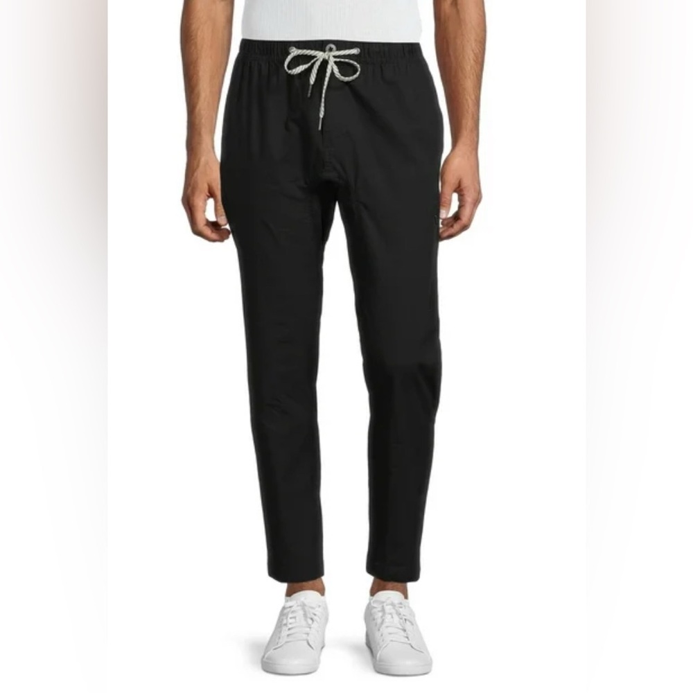 George Men's Black Ripstop Joggers